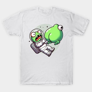 Astronaut frog and butt T-Shirt